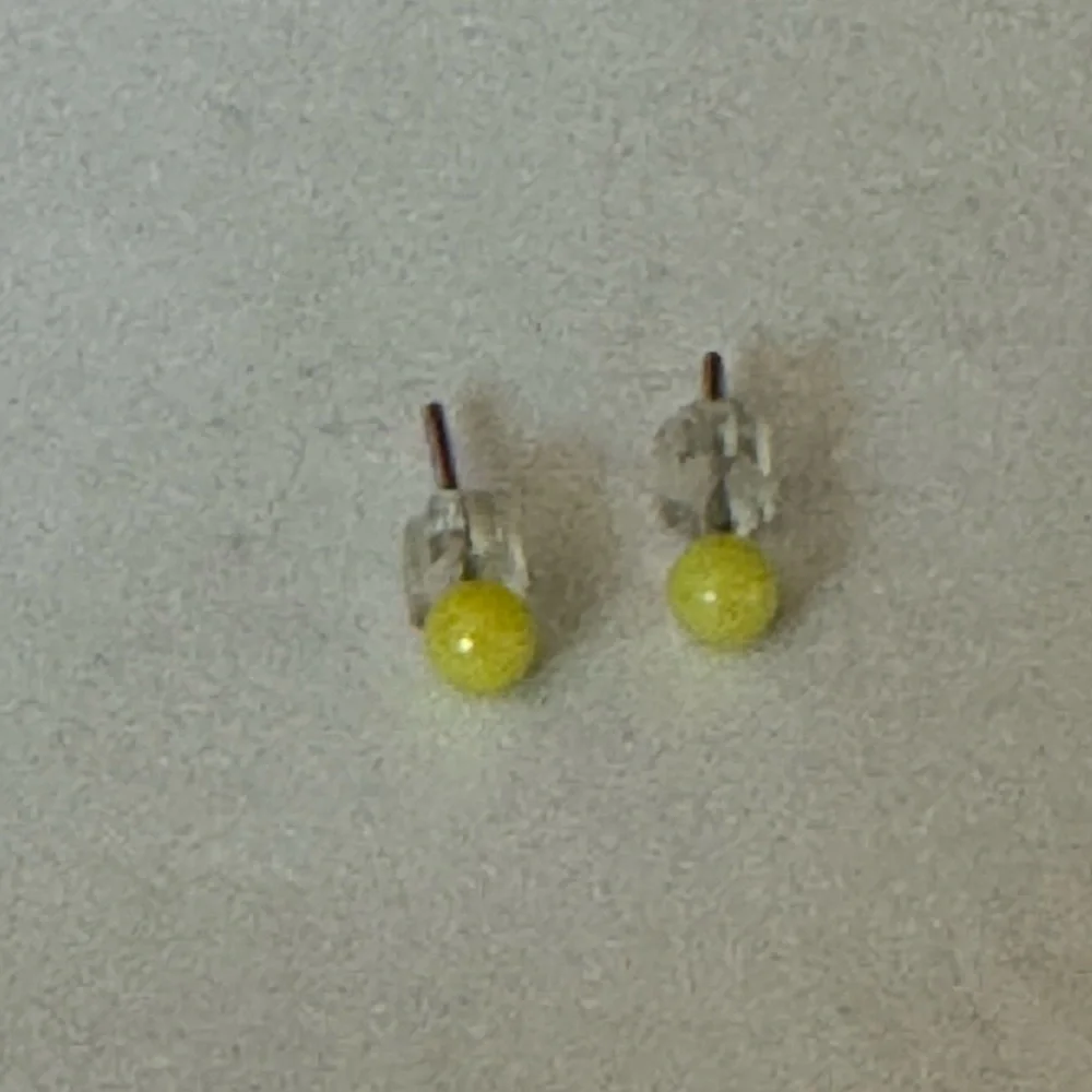 Set of 5 Items! Brightly Colored Jewelry! 4 pr tiny earrings & 1 necklace!